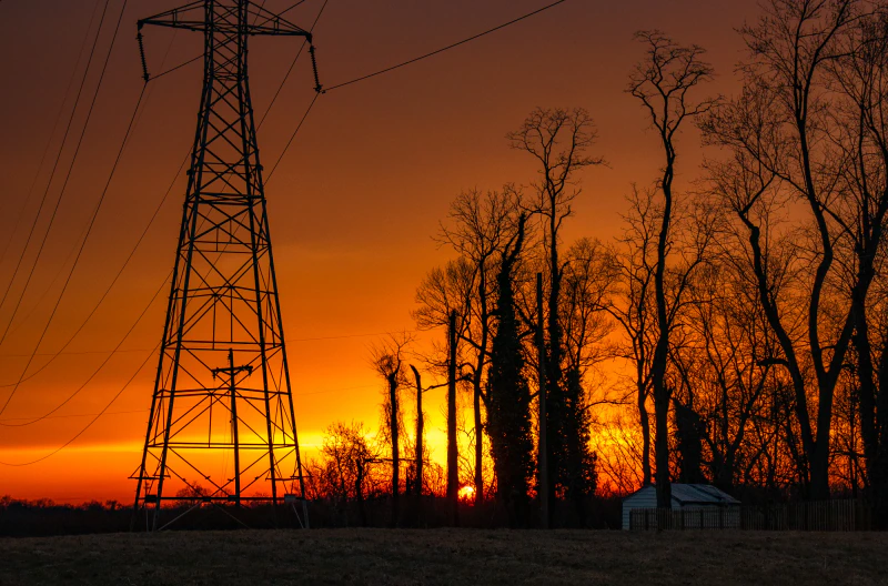 Sunset at Abbott Marshlands — photograph by Lynn Heyns
